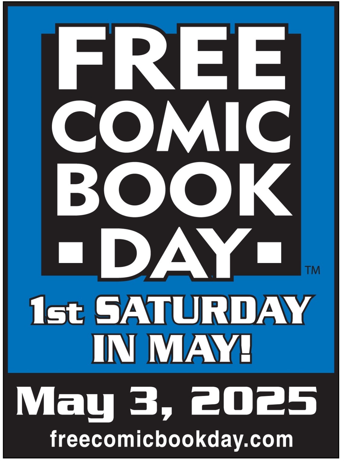 text reading free comic day