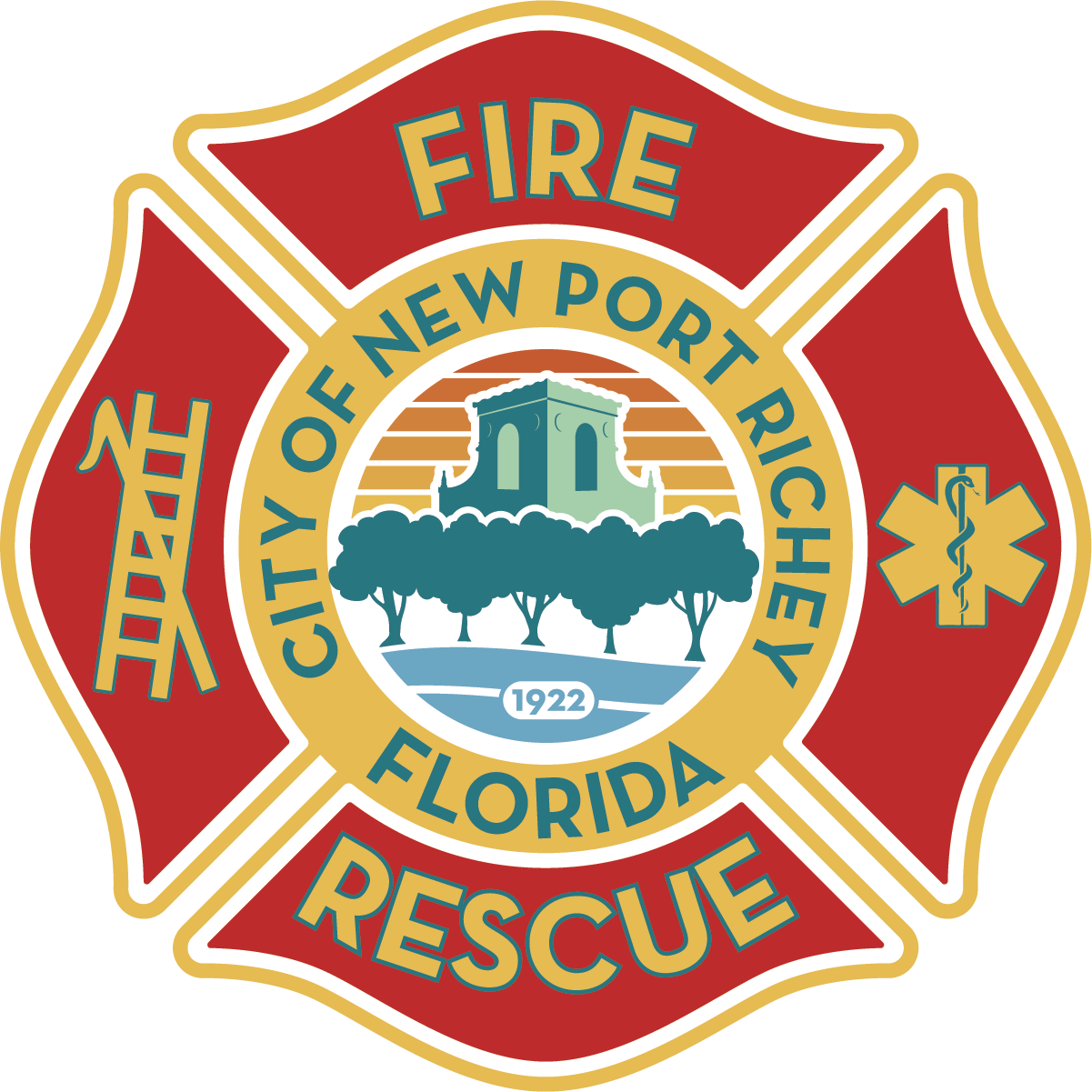 new port richey fire department logo