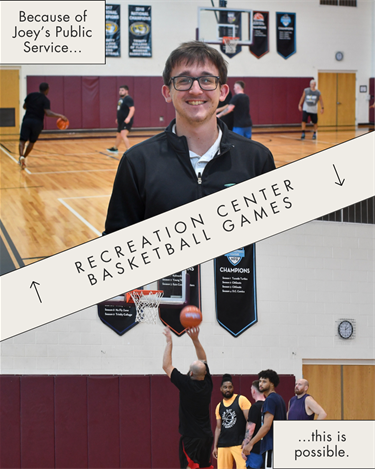 basketball game in rec center